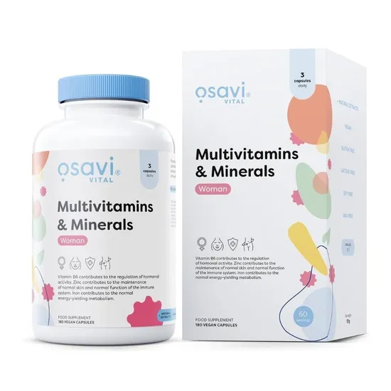 Osavi Multivitamins & Minerals Woman Capsules 90 Capsules
