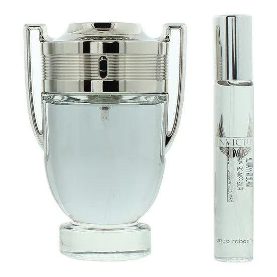Paco Rabanne Invictus Eau De Toilette Gift Set 100ml & 20ml