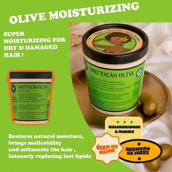 Lola Umectacao Oliva Deep Nourishing Hair Mask 200g