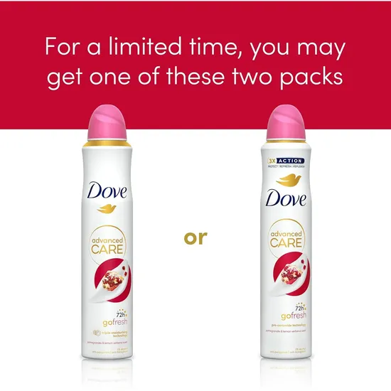 Dove Advanced Care Pomegranated & Lemon Anit Perspirant Spray 200ml