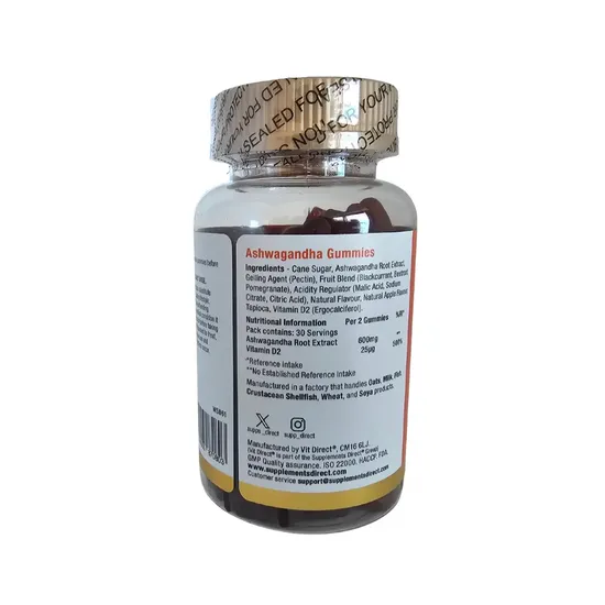 Supplements Direct Vit Direct Vitamin Gummies Ashwagandha Chewables Gummies 60 chewables