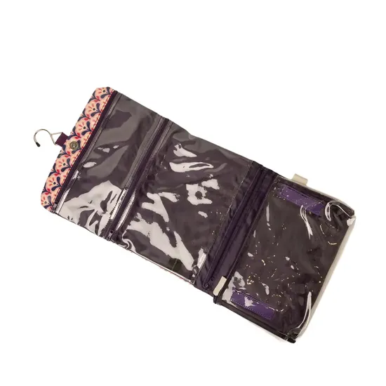 Victoria Green Threefold Hanging Wash Bag Cow Print