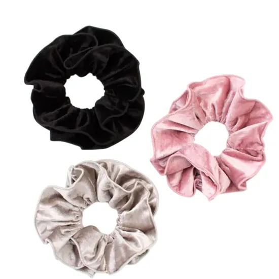 Molly And Rose Extra Large Double Layered Velvet Scrunchie 9712 assorted