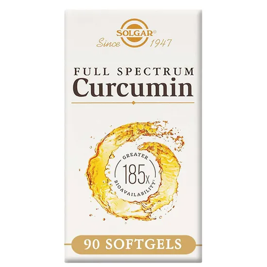 Solgar Antioxidants Full Spectrum Curcumin 185x Greater Bioavailability 90 Softgels