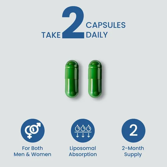 ZeroHarm Liposomal Berberine 800mg Capsules 120 Capsules