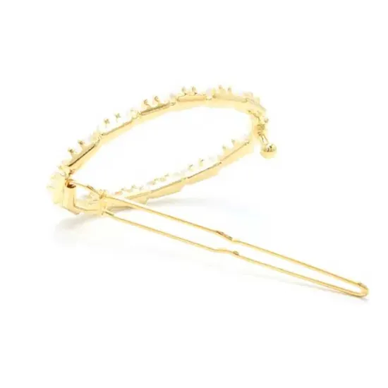 Molly And Rose Clear Stone Open Oval Hair Slide