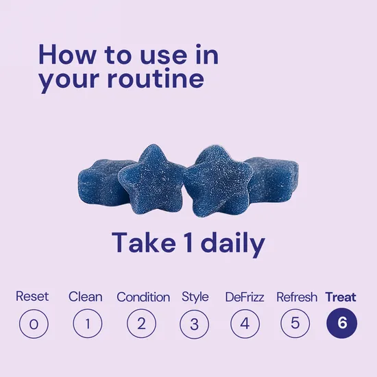 Curly Girl Grow + Glow Hair Vitamins Biotin+ Gummies