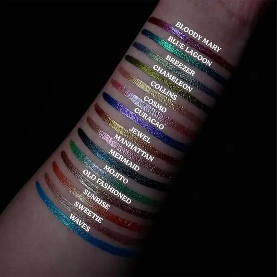 Glisten Cosmetics Full Duochrome Eyeliners