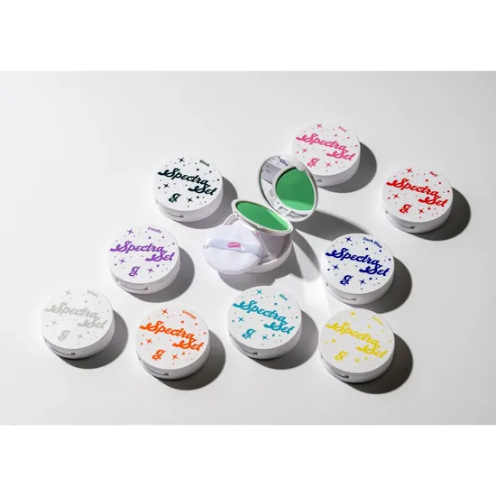 Glisten Cosmetics Spectra Pressed Finishing Powder Set