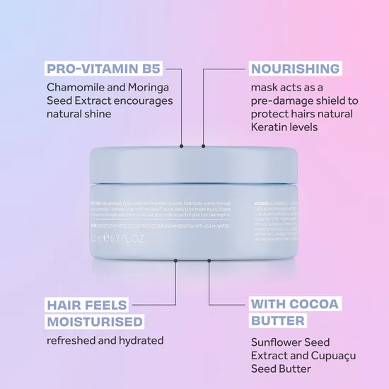 Lee Stafford Bleach Blondes Ice White Treatment Mask 200ml