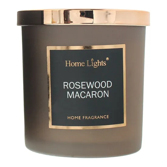 Home Lights Rosewood & Macaron Candle 215g
