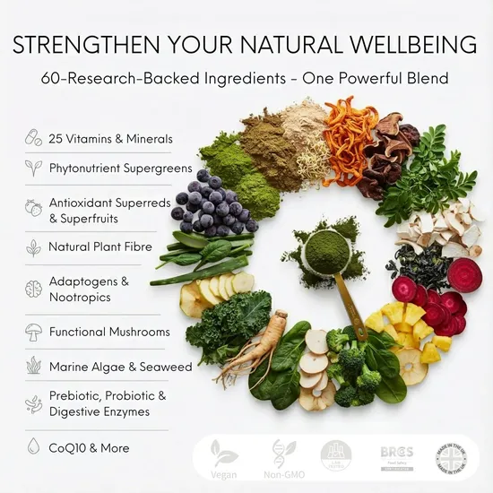 Emerald Nutrition Supergreens 360g