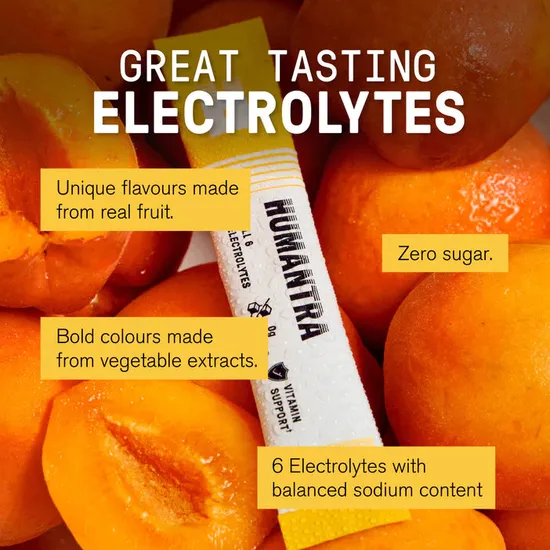 Humantra Apricot Electrolyte Powder 20 Sachets