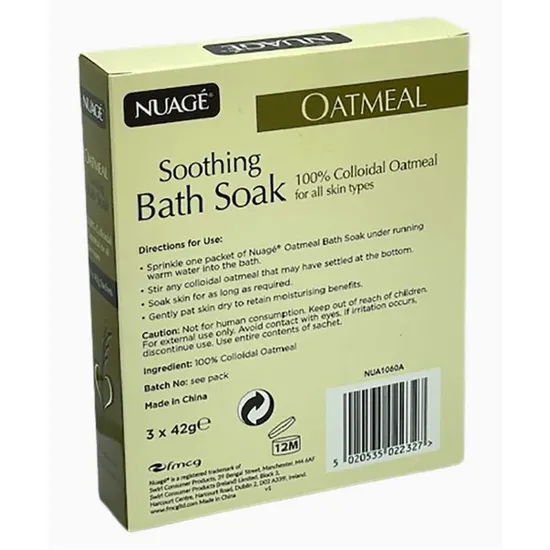 Nuage Oatmeal Soothing Bath Soak 3 x 42g sachets