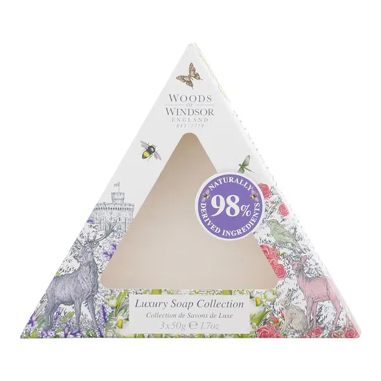 Woods of Windsor Luxury Soap Collection 3 x 50g