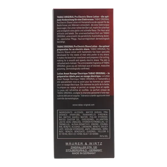 Tabac Original Pre Electric Shave Lotion 100ml