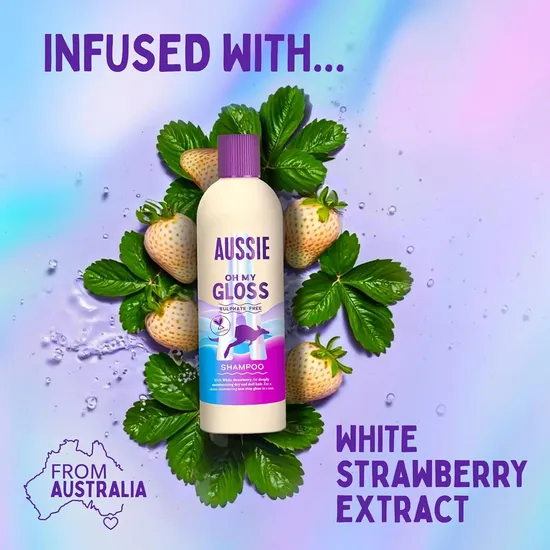 Aussie Oh My Gloss Sulphate Free Shampoo 250ml