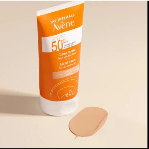 Avène Very High Protection Tinted Sun Cream SPF 50+ For Dry Sensitive Skin