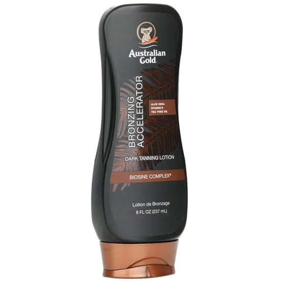 Australian Gold Dark Tanning Accelerator Lotion With Bronzers 237ml