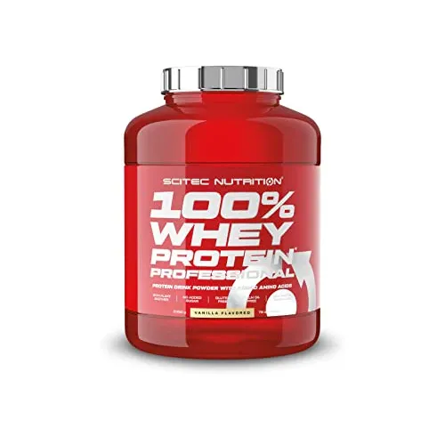 Scitec Nutrition 100% Whey Protein Professional Enhanced Formula Gluten Free, Strawberry Flavour 5kg