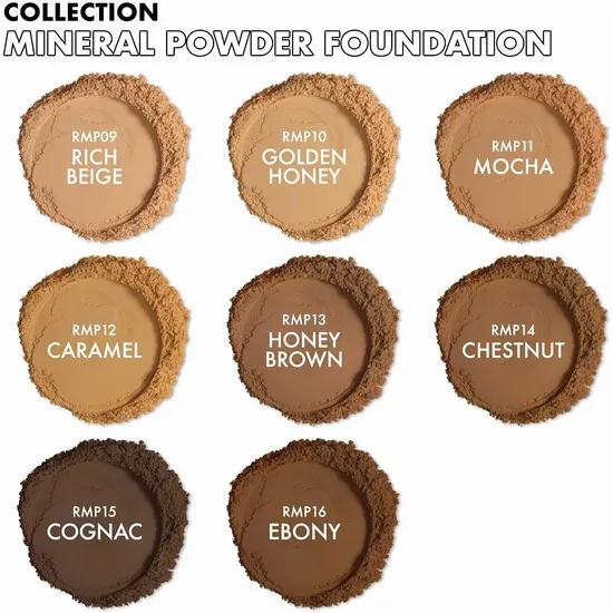 Kiss Mineral Pressed Powder rmp09 rich beige