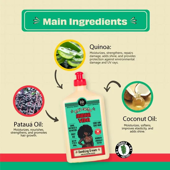 Lola Meu Cacho My Hair My Life Combing Cream 500g