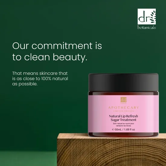 Dr Botanicals Natural Lip Refresh Sugar Treatment 2 x 50ml