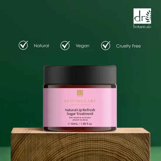 Dr Botanicals Natural Lip Refresh Sugar Treatment 2 x 50ml