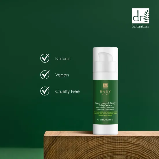 Dr Botanicals Face, Hands & Body Baby Cream 2 x 50ml