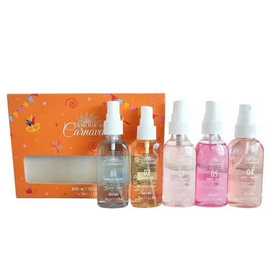 Laurelle Amour De Carnaval Body Mist Collection 5 x 50ml