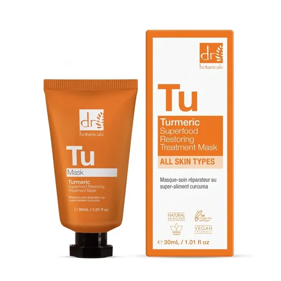 Dr Botanicals Advanced Turmeric Superfood Restoring Treatment Mask 30ml