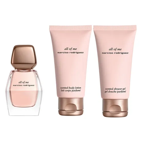 Narciso Rodriguez All Of Me Gift Set 50ml Eau De Parfum + 50ml Body Lotion + 50ml Shower Gel