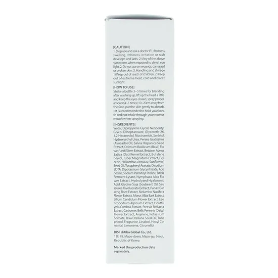 d'Alba White Truffle First Spray Serum 50ml