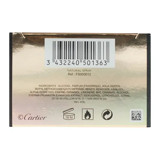 Cartier La Panthere Edition Soir Eau De Parfum 50ml