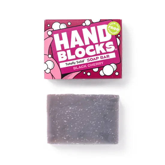 Shower Blocks Hand Blocks Soap Bar x1 - Black Cherry