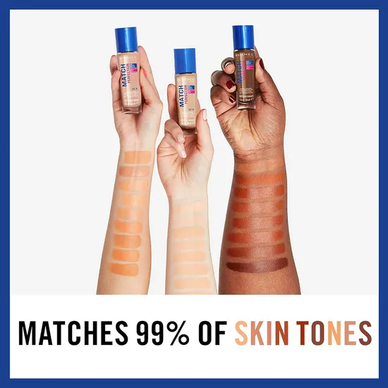 Rimmel Match Perfection Liquid Foundation With SPF 20 203 True Beige