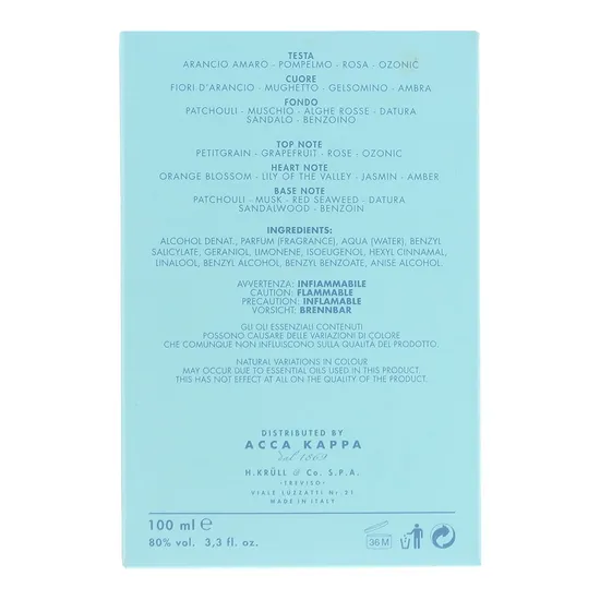 Acca Kappa Fior D'aqua Eau De Parfum 100ml