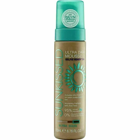 Sunkissed Self Tan Mousse Ultra Dark 200ml