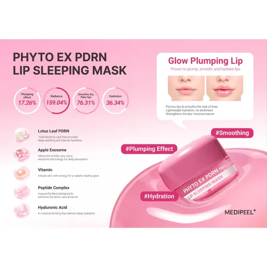 Medi-Peel Phyto Ex PDRN Melting Glow Lip Sleeping Mask 11g