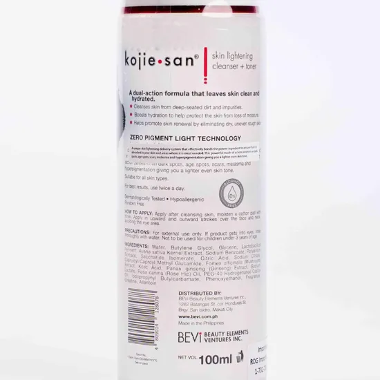 Kojie San Cleanser Plus Toner With Hydromoist 100ml