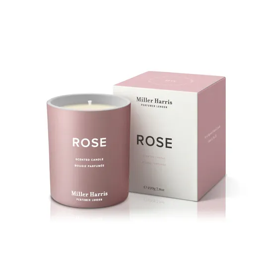 Miller Harris Rose Candle 220g