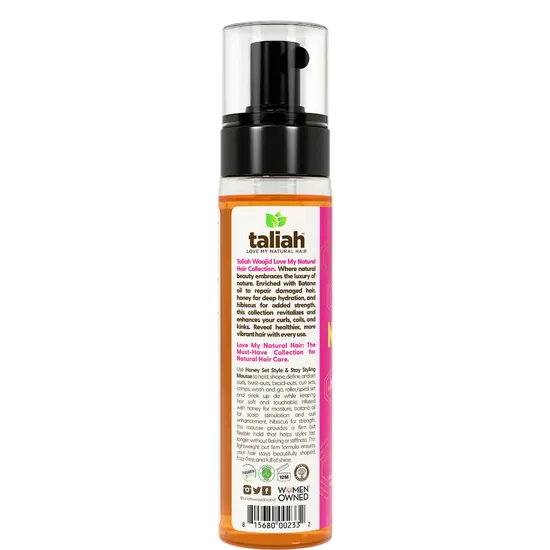 Taliah Waajid Love My Natural Hair Honey Set & Style Mousse 237ml