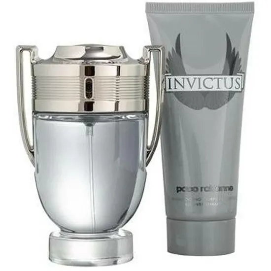Paco Rabanne Invictus Gift Set 50ml Eau De Toilette + 10ml Eau De Toilette + 100ml Shower Gel