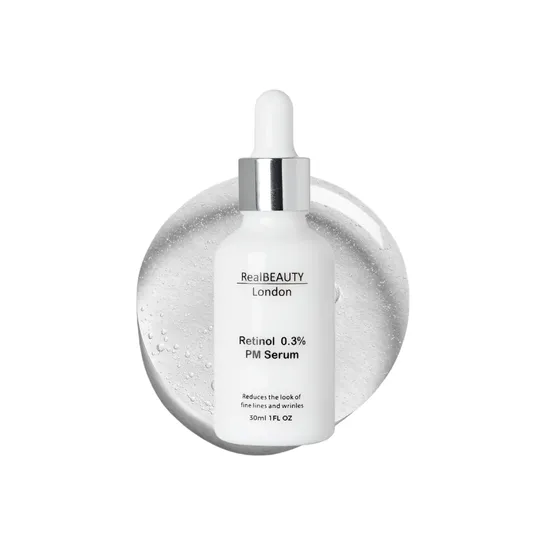Real Beauty London Evening Retinol Face Serum 0.3% 30ml