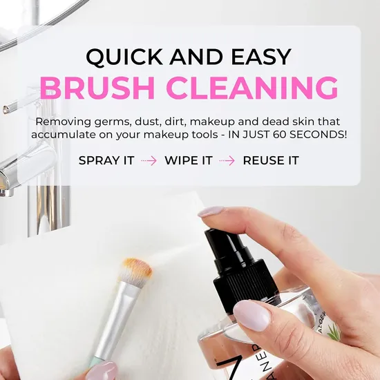 ISOCLEAN Spray Top Brush Cleaner & Microfibre Towel 275ml