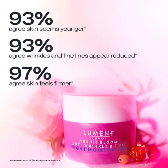 Lumene Nordic Bloom Lumo Anti-Wrinkle & Firm Night Moisturiser 50ml