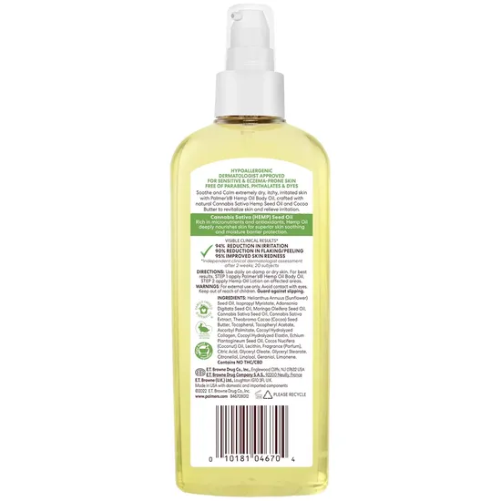 Palmer's Hemp Oil Calming Relief Body Oil 150ml