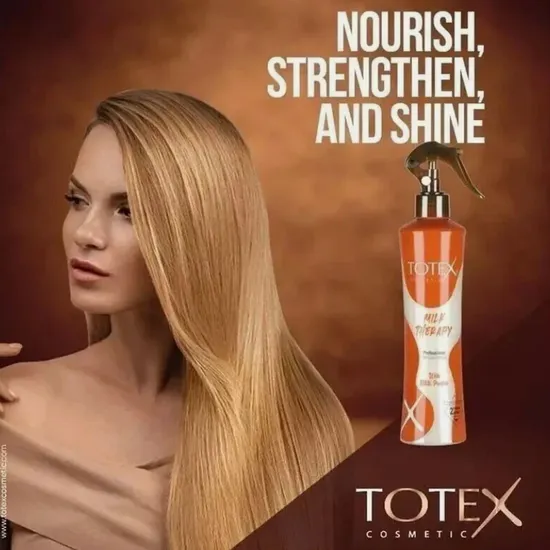 Totex Cosmetic Milk Therapy Conditioner 2 Phase Spray With Milk Protein 400ml