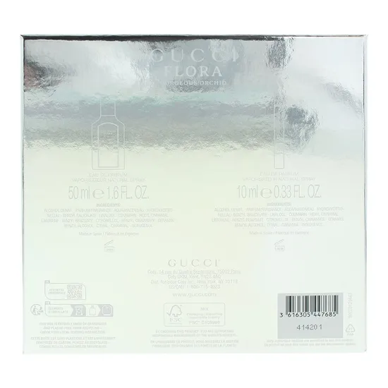 Gucci Flora Gorgeous Orchid Eau De Parfum 50ml Eau De Parfum Gift Set 50ml & 10ml