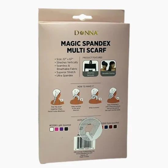 Titan Donna Donna Collection Magic Multi Scarf black